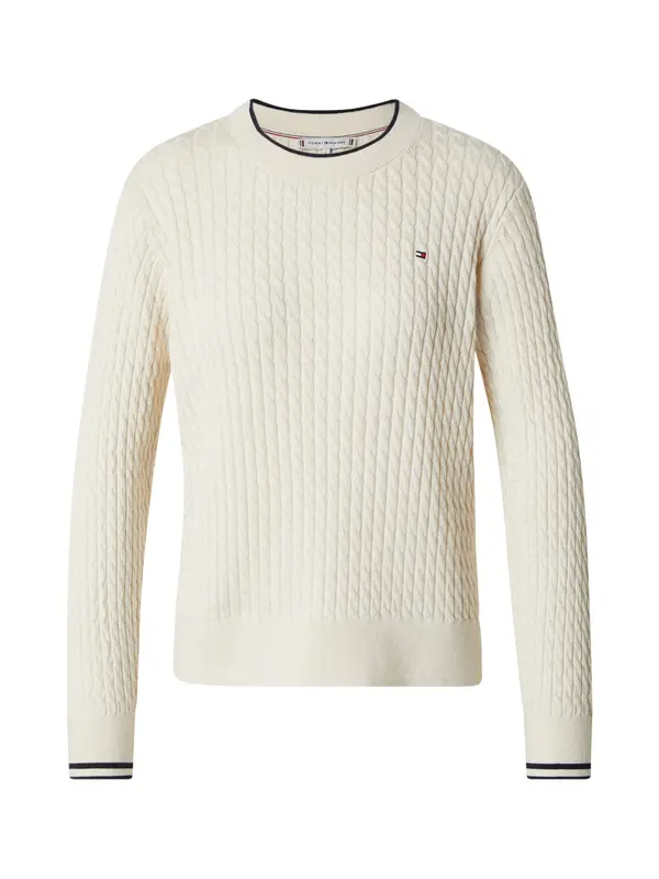 TOMMY HILFIGER TOMMY HILFIGER Pulover  kremna / mornarska