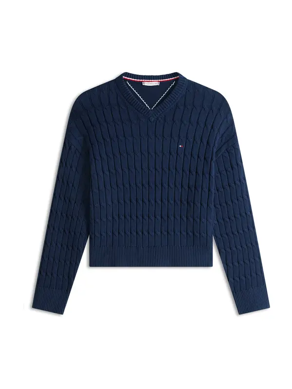TOMMY HILFIGER TOMMY HILFIGER Pulover  mornarska