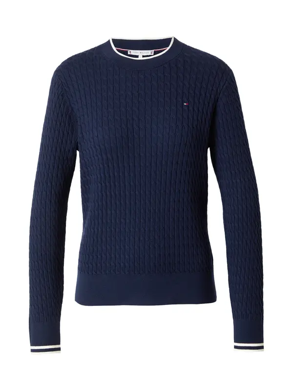 TOMMY HILFIGER TOMMY HILFIGER Pulover  mornarska / bela