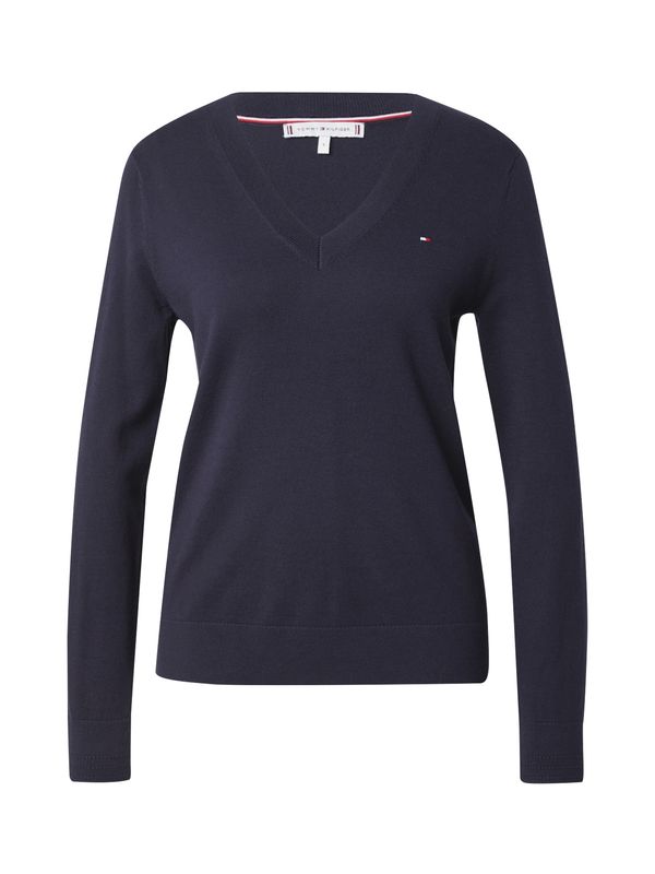 TOMMY HILFIGER TOMMY HILFIGER Pulover  mornarska / rdeča / bela