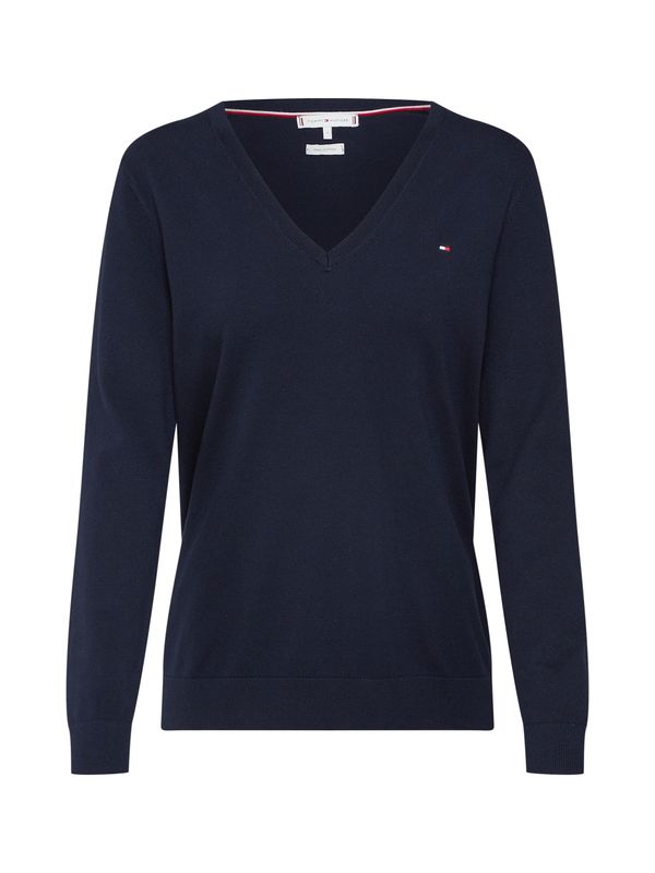 TOMMY HILFIGER TOMMY HILFIGER Pulover  mornarska / rdeča / bela