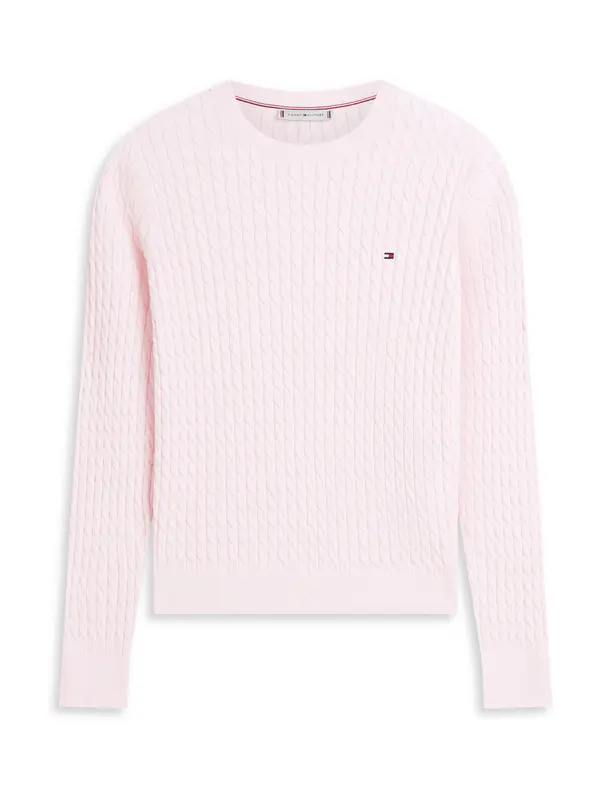 TOMMY HILFIGER TOMMY HILFIGER Pulover  pastelno roza