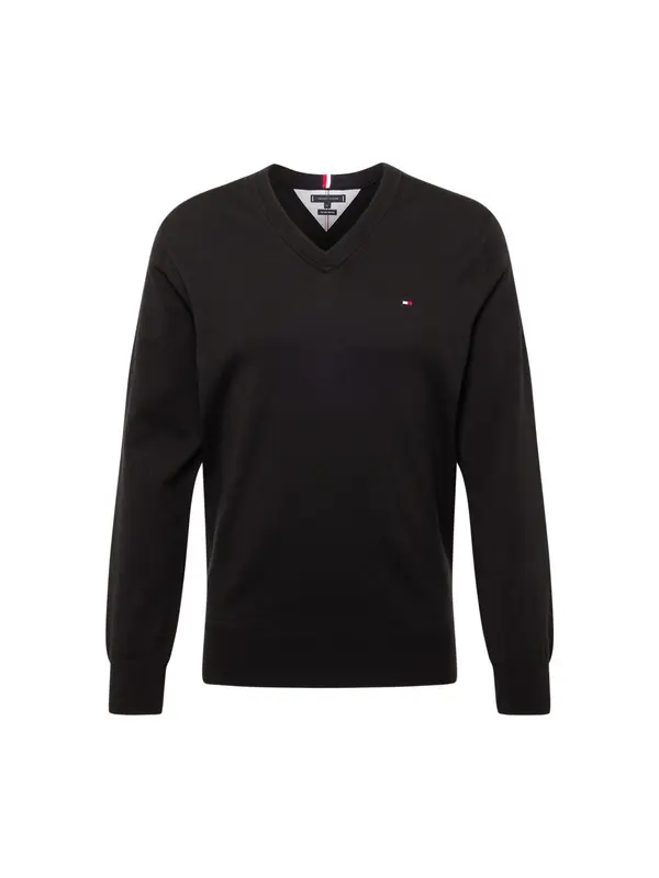 TOMMY HILFIGER TOMMY HILFIGER Pulover  rdeča / črna / bela