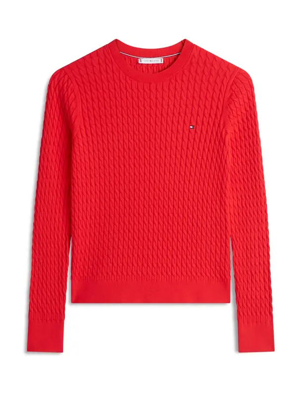 TOMMY HILFIGER TOMMY HILFIGER Pulover  rdeča