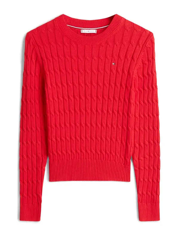 TOMMY HILFIGER TOMMY HILFIGER Pulover  rdeča