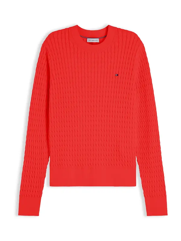 TOMMY HILFIGER TOMMY HILFIGER Pulover  rdeča