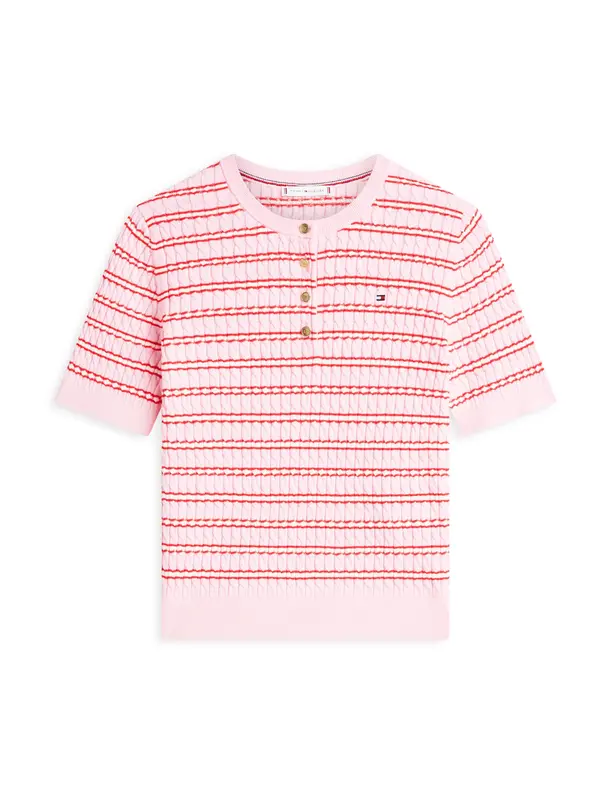 TOMMY HILFIGER TOMMY HILFIGER Pulover  roza / rdeča