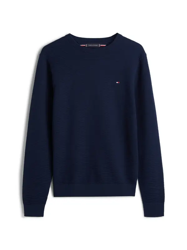 TOMMY HILFIGER TOMMY HILFIGER Pulover 'SEASONAL'  mornarska