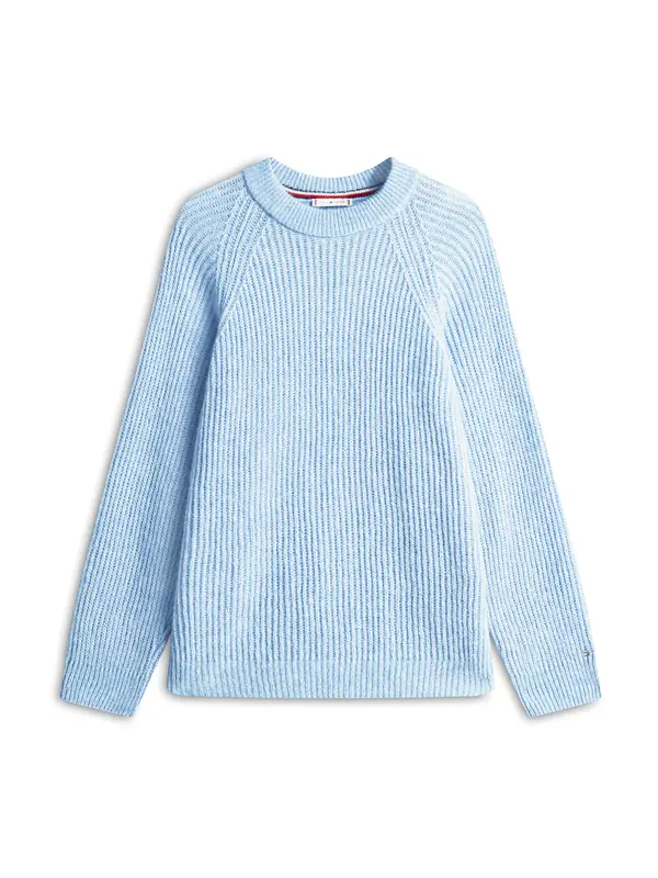 TOMMY HILFIGER TOMMY HILFIGER Pulover  svetlo modra