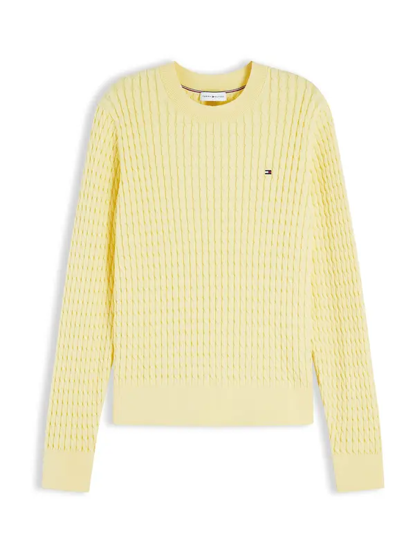 TOMMY HILFIGER TOMMY HILFIGER Pulover  svetlo rumena