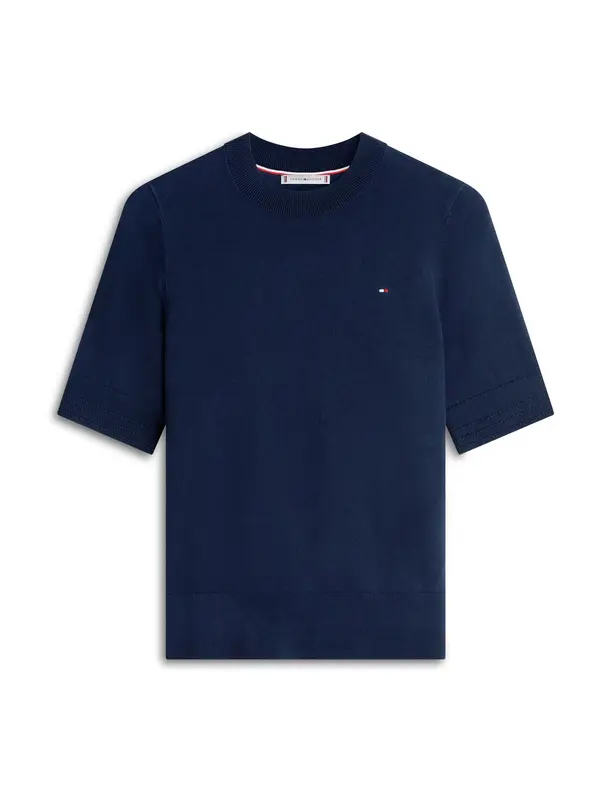 TOMMY HILFIGER TOMMY HILFIGER Pulover  temno modra