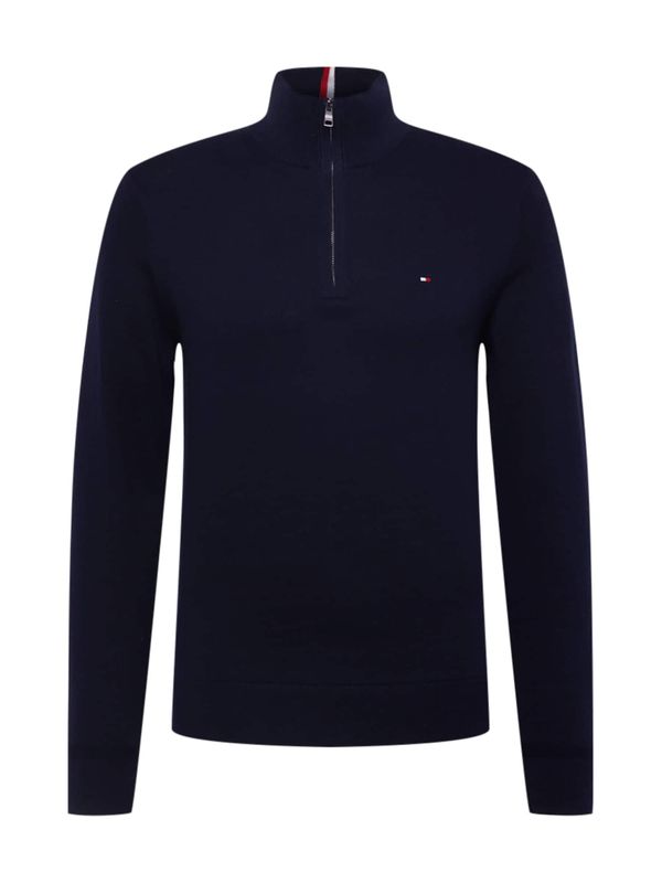 TOMMY HILFIGER TOMMY HILFIGER Pulover  temno modra / rdeča / bela