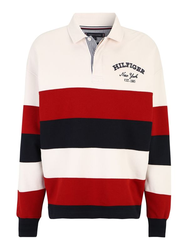 TOMMY HILFIGER TOMMY HILFIGER Pulover  temno modra / rdeča / naravno bela