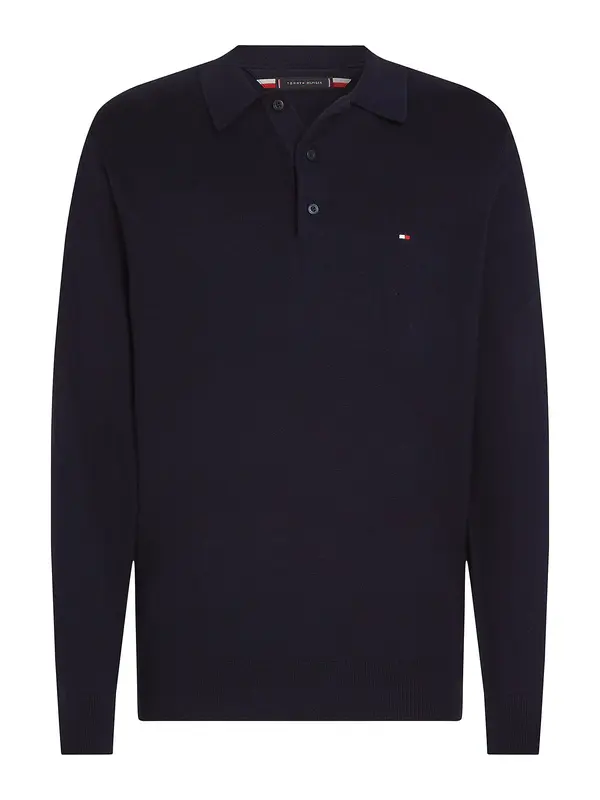 TOMMY HILFIGER TOMMY HILFIGER Pulover  temno modra