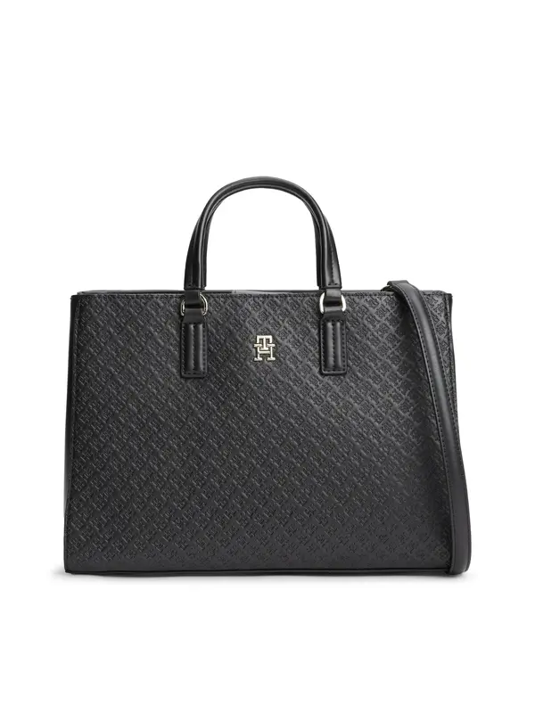 TOMMY HILFIGER TOMMY HILFIGER Ročna torbica  črna