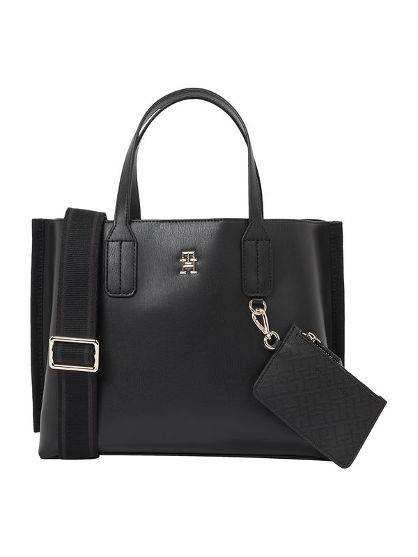 TOMMY HILFIGER TOMMY HILFIGER Ročna torbica 'DISTINCT'  črna