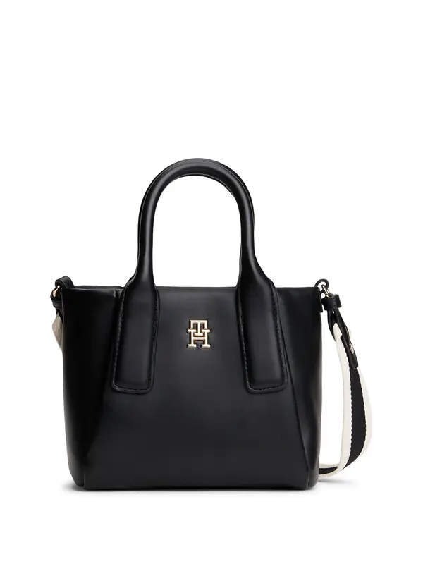 TOMMY HILFIGER TOMMY HILFIGER Ročna torbica 'Essential'  črna