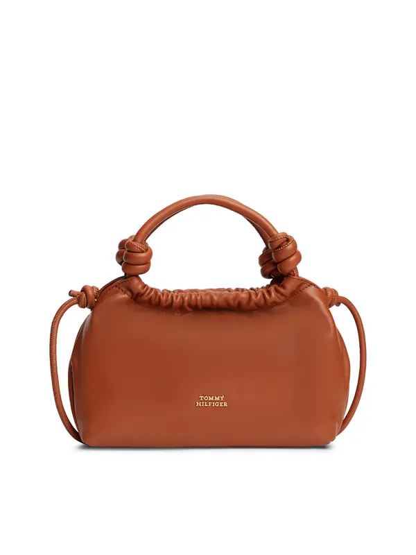 TOMMY HILFIGER TOMMY HILFIGER Ročna torbica  kostanj rjava