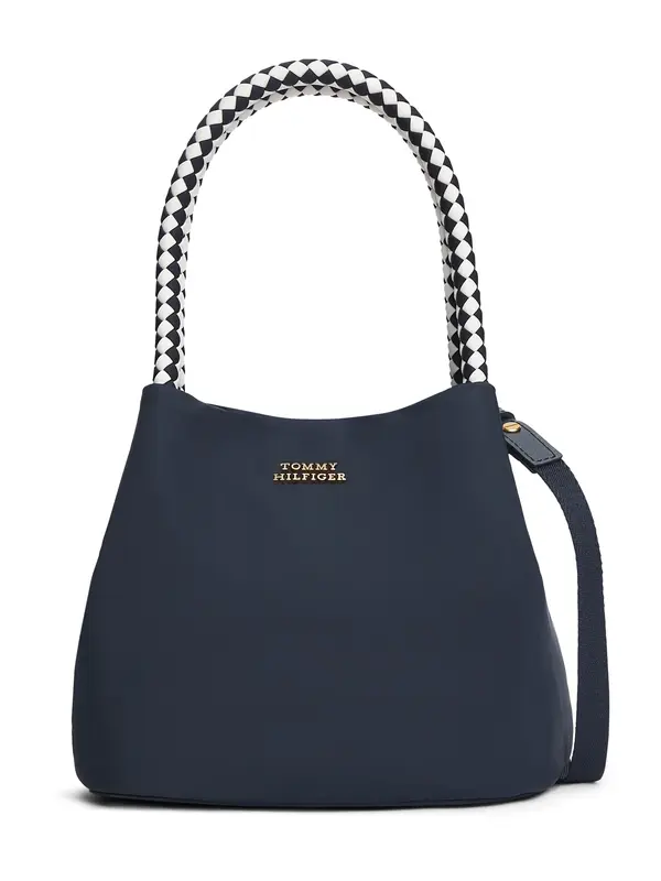 TOMMY HILFIGER TOMMY HILFIGER Ročna torbica 'Logo'  mornarska