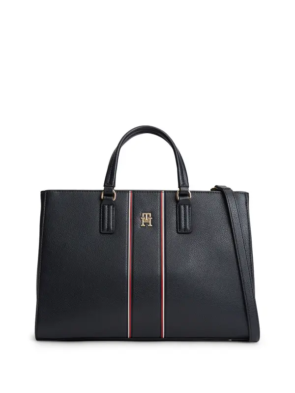 TOMMY HILFIGER TOMMY HILFIGER Ročna torbica  mornarska / rdeča