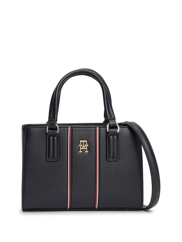 TOMMY HILFIGER TOMMY HILFIGER Ročna torbica  nočno modra / rdeča / bela