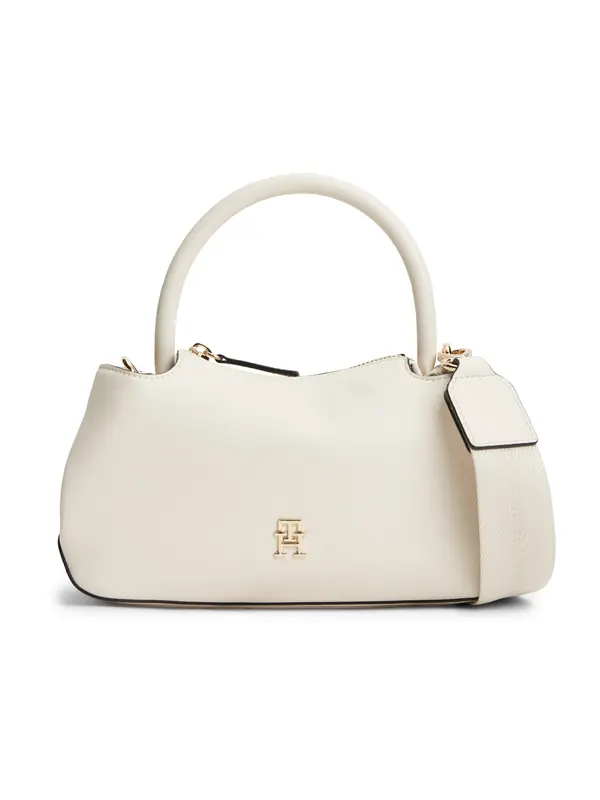 TOMMY HILFIGER TOMMY HILFIGER Ročna torbica 'TH Monogram Repeat Logo'  šampanjec