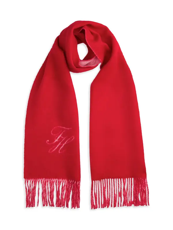 TOMMY HILFIGER TOMMY HILFIGER Šal  rdeča / volneno bela