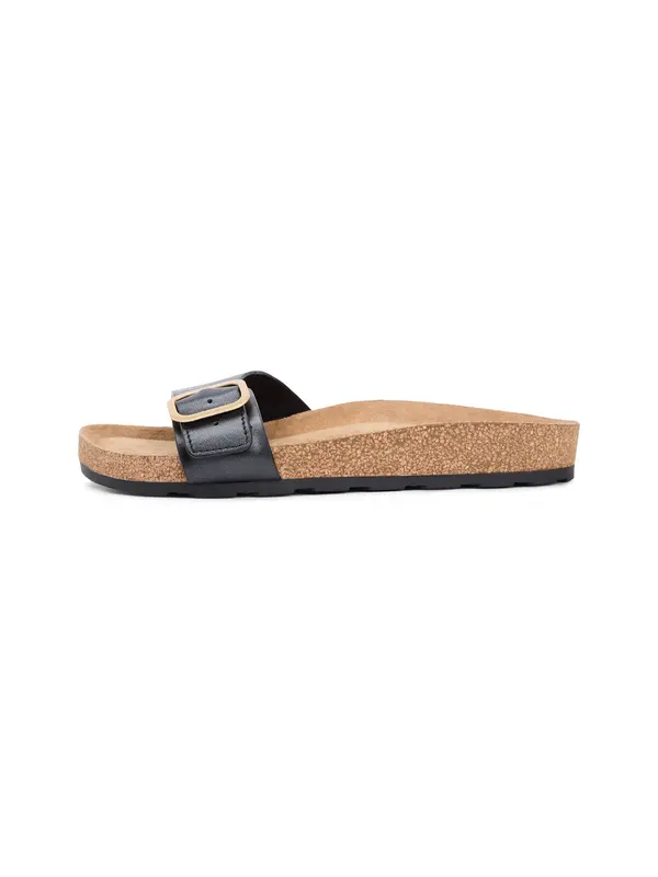 TOMMY HILFIGER TOMMY HILFIGER Sandali 'CLASSIC'  bež / črna