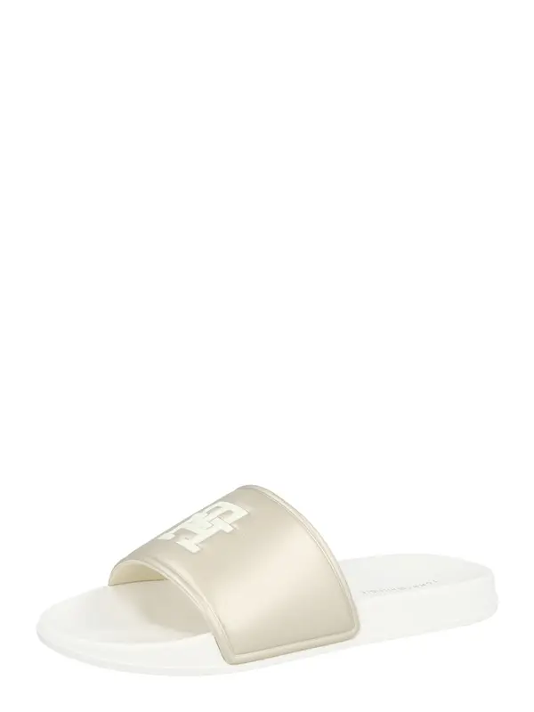 TOMMY HILFIGER TOMMY HILFIGER Sandali 'DAMIAN'  zlata / bela