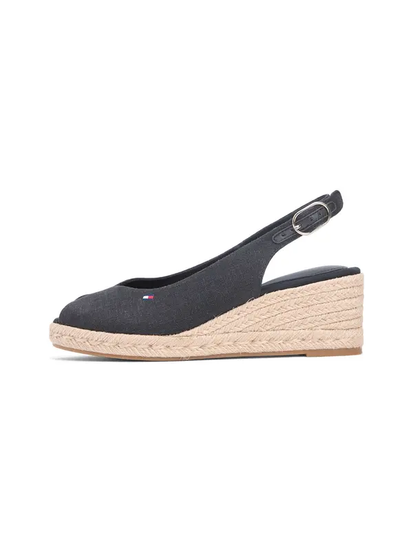 TOMMY HILFIGER TOMMY HILFIGER Sandali  pegasto črna