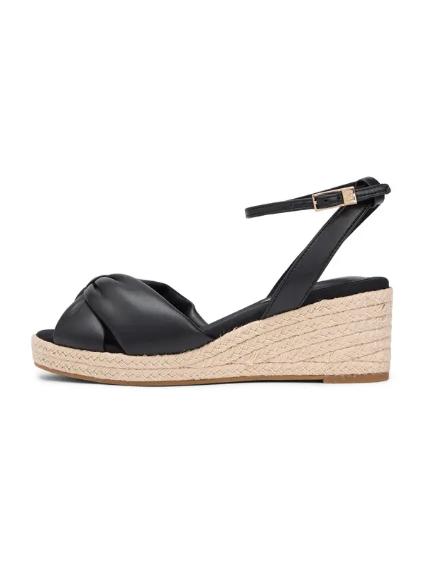 TOMMY HILFIGER TOMMY HILFIGER Sandali s paščki  črna