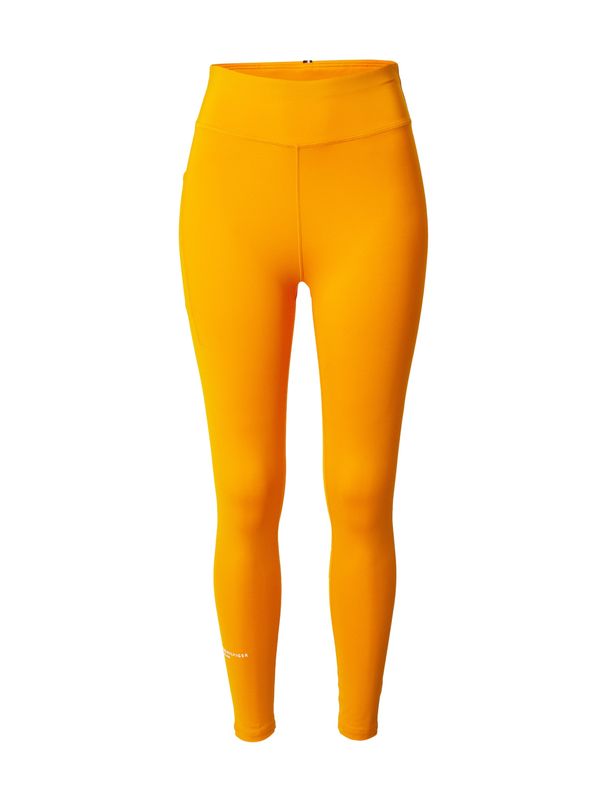 TOMMY HILFIGER TOMMY HILFIGER Športne hlače 'ESSENTIAL'  oranžna / bela