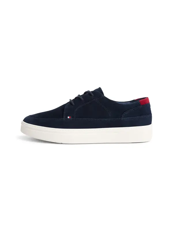 TOMMY HILFIGER TOMMY HILFIGER Športni čevlji z vezalkami  mornarska / krvavo rdeča