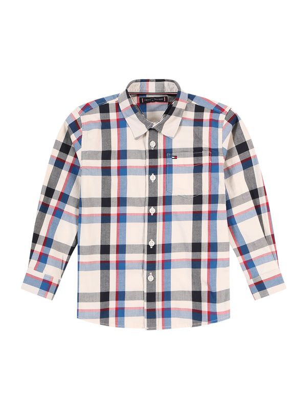 TOMMY HILFIGER TOMMY HILFIGER Srajca 'CHECK'  modra / temno modra / rdeča / volneno bela