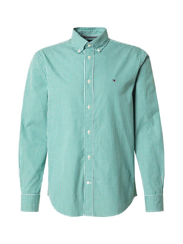 TOMMY HILFIGER TOMMY HILFIGER Srajca 'FLEX'  zelena / bela