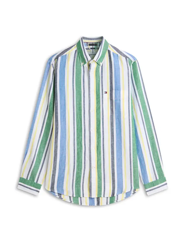 TOMMY HILFIGER TOMMY HILFIGER Srajca  marine / kraljevo modra / rumena / zelena