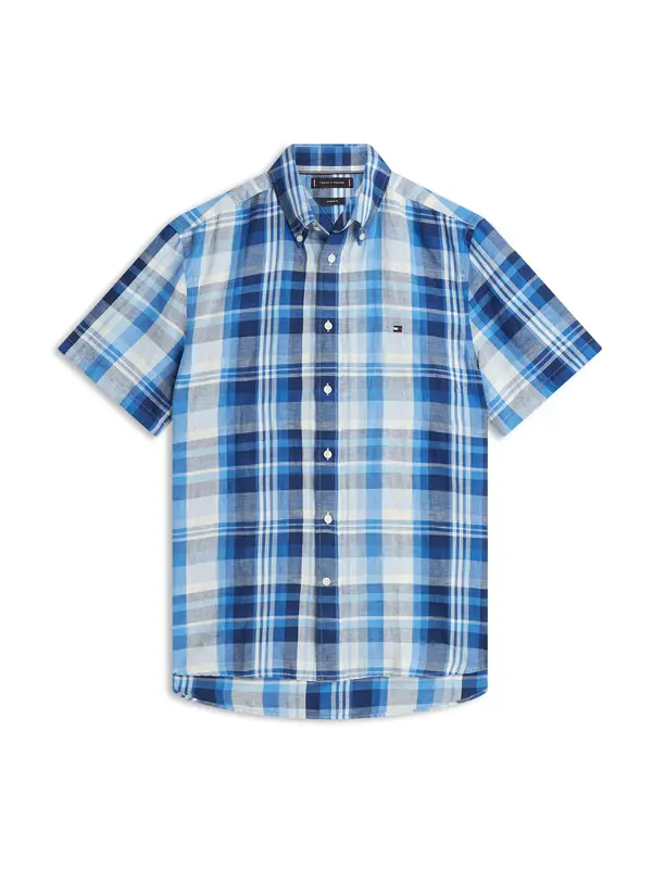 TOMMY HILFIGER TOMMY HILFIGER Srajca  modra / dimno modra / temno modra / off-bela