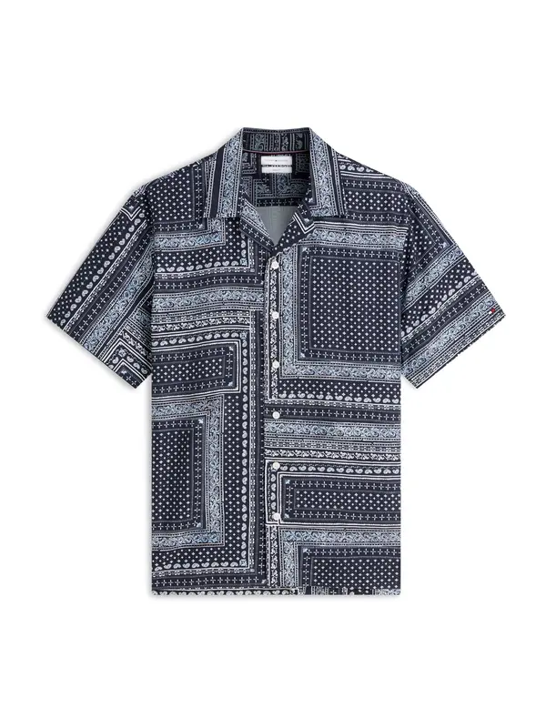 TOMMY HILFIGER TOMMY HILFIGER Srajca  mornarska / svetlo modra / bela