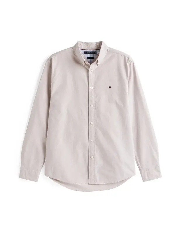 TOMMY HILFIGER TOMMY HILFIGER Srajca 'Regular Fit Flag Embroidery'  kaki