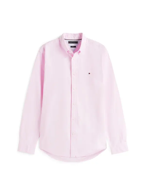 TOMMY HILFIGER TOMMY HILFIGER Srajca 'Regular Fit Flag Embroidery'  roza