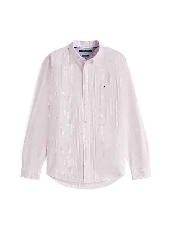 TOMMY HILFIGER TOMMY HILFIGER Srajca 'Regular Fit Stripe'  pastelno roza / bela