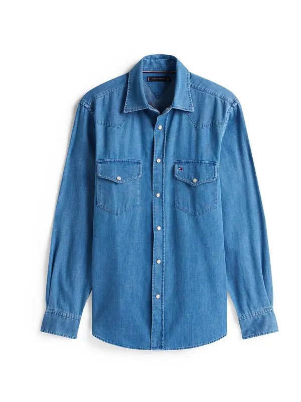 TOMMY HILFIGER TOMMY HILFIGER Srajca 'WESTERN'  moder denim