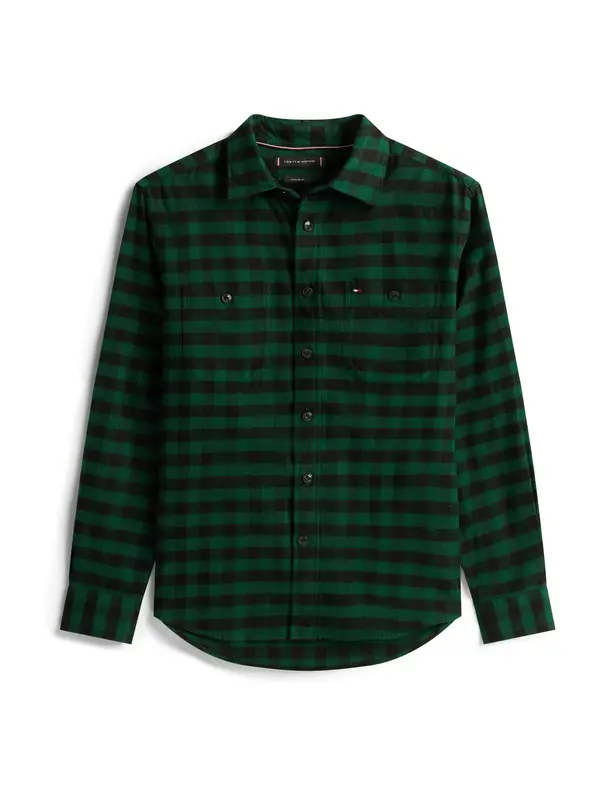 TOMMY HILFIGER TOMMY HILFIGER Srajca  zelena / črna