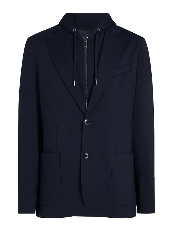 TOMMY HILFIGER TOMMY HILFIGER Suknjič  temno modra