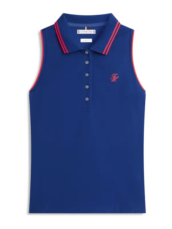 TOMMY HILFIGER TOMMY HILFIGER Top '1985'  temno modra / svetlo rdeča
