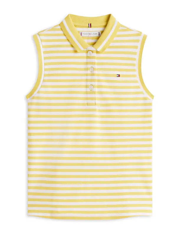 TOMMY HILFIGER TOMMY HILFIGER Top 'CLASSIC'  rumena / bela