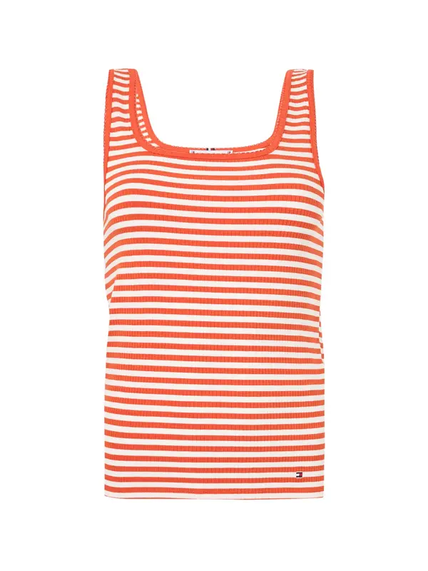 TOMMY HILFIGER TOMMY HILFIGER Top  ecru / temno oranžna