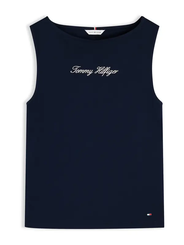 TOMMY HILFIGER TOMMY HILFIGER Top 'Slim Tank'  mornarska / bela