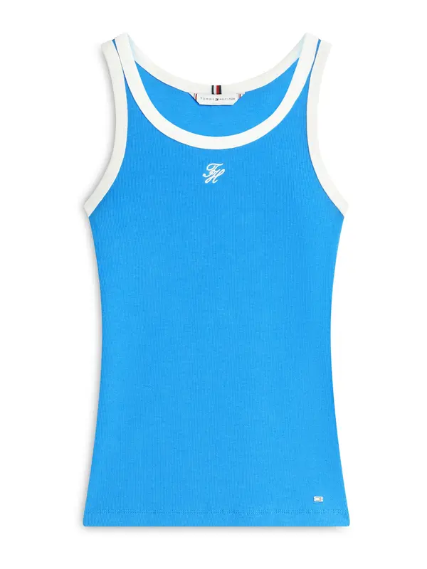 TOMMY HILFIGER TOMMY HILFIGER Top  svetlo modra / bela