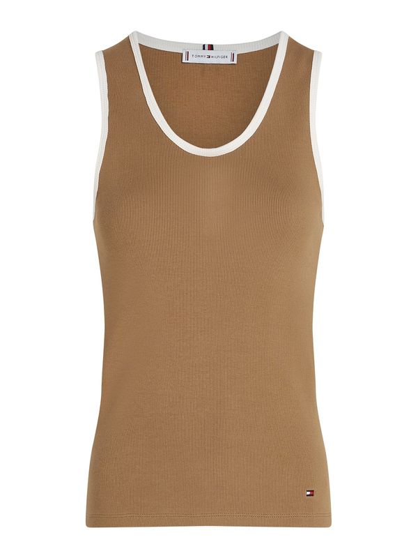 TOMMY HILFIGER TOMMY HILFIGER Top  umbra / bela